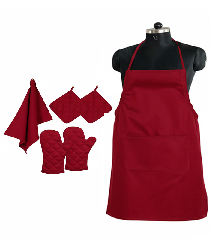 Mafhh Adjustable Kitchen Apron Set 6Pcs Mafhh Adjustable Kitchen Apron Set (6 Pcs)