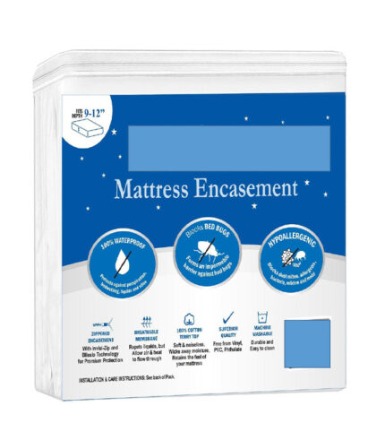 Zippered Waterproof Mattress Encasement