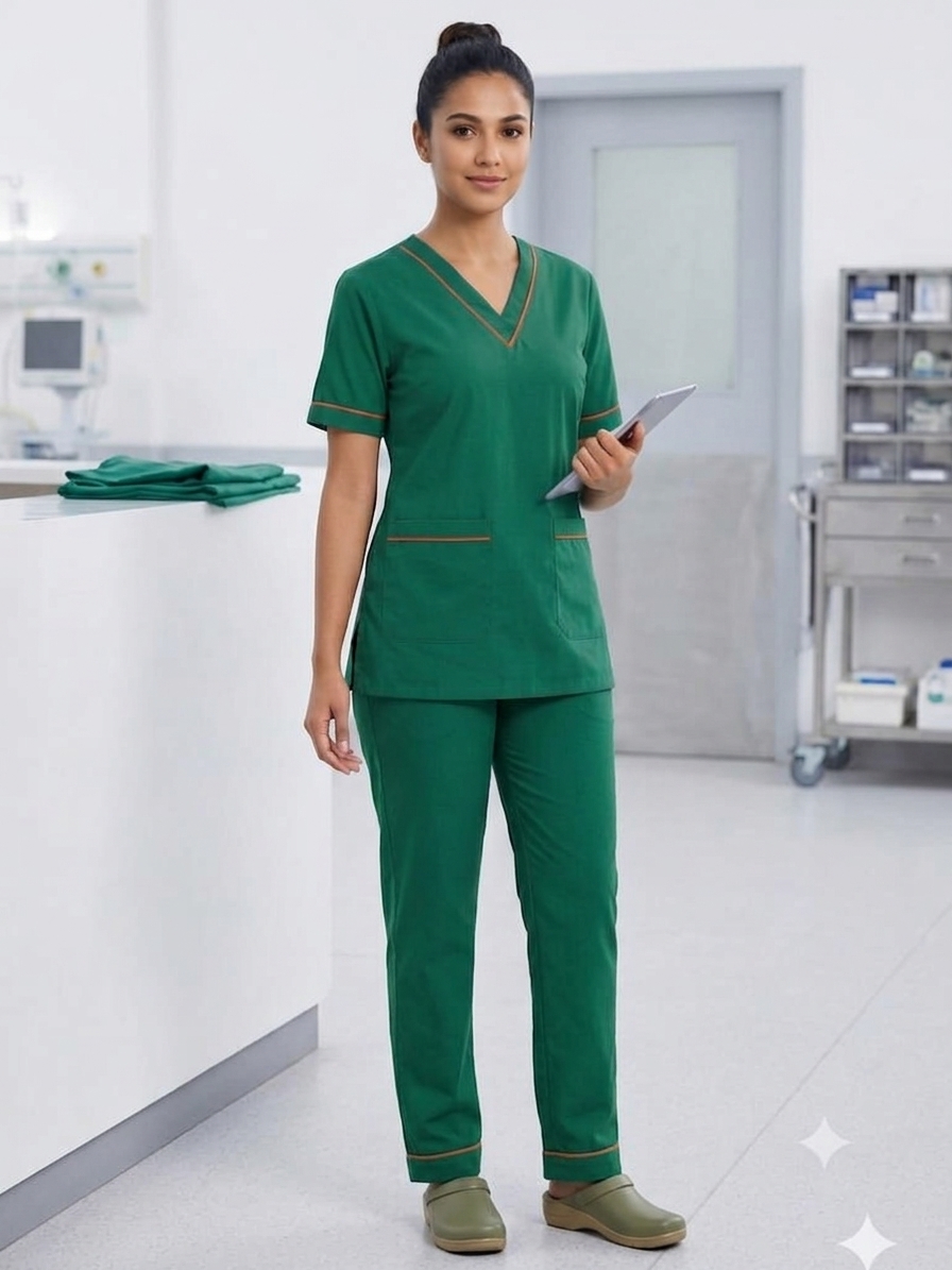 Gemini_Generated_Image_1bnx2j1bnx2j1bnx Scrub Suit – Premium Uniform for Doctors, Nurses & Care Staff - Image 1